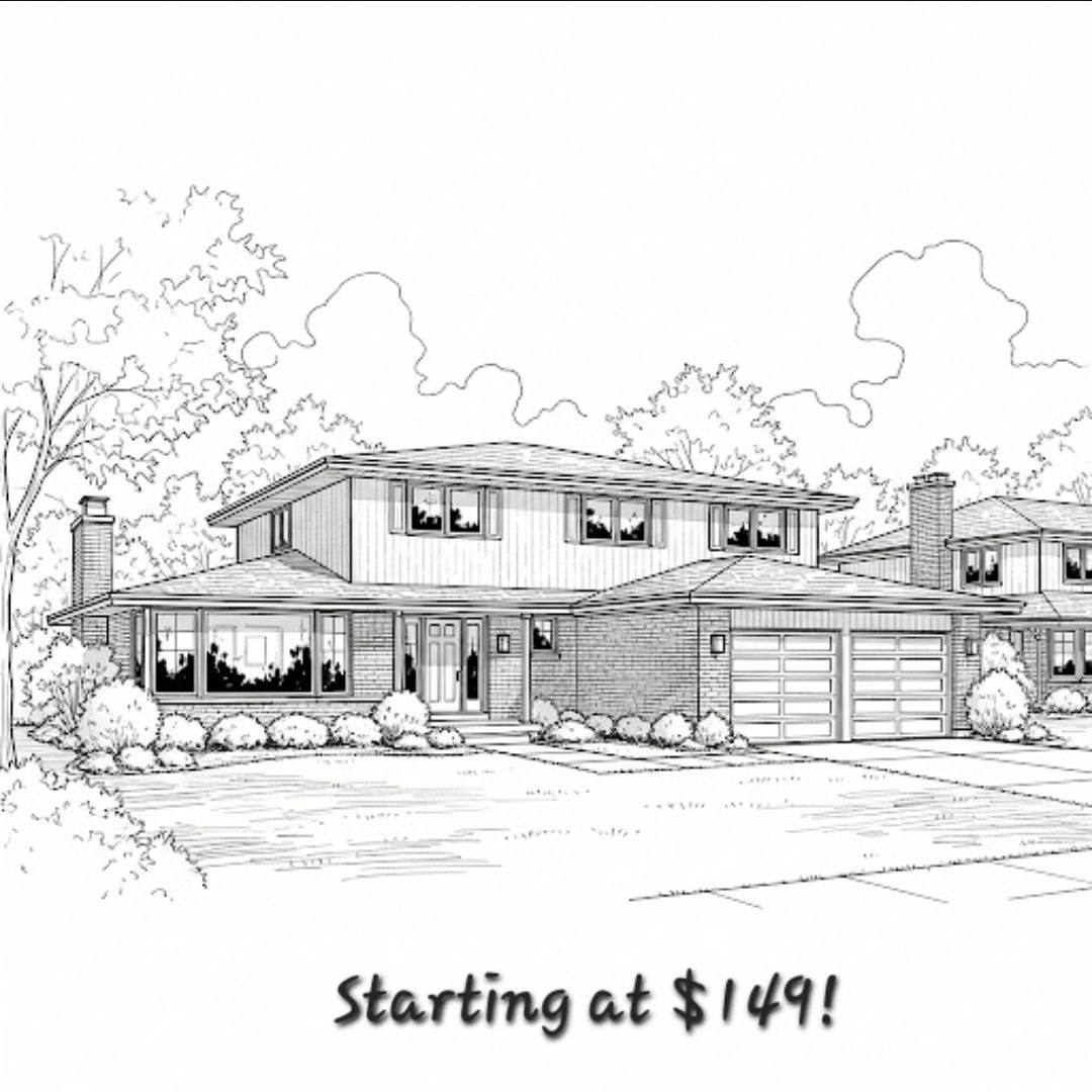 Split Level Home - Gutter cleaning for $149